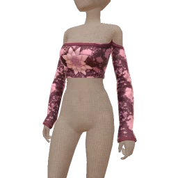 Drop Science Motif Tie Dye Top