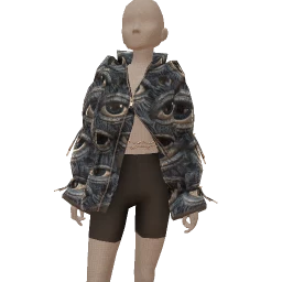 Drop Science Eyeball Enigma Puffer Outfit