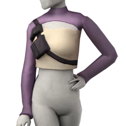 Drop Science Sweet Violet Crop Top