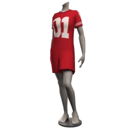 Drop Science Jersey Dress - Cherry