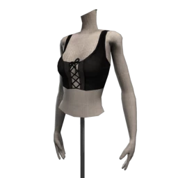 Drop Science Rhiannon Crop Top - Black