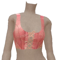 Cloud Nine Leopard Print Lace Up Corset