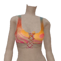 Cloud Nine Denim Swirl Print Top