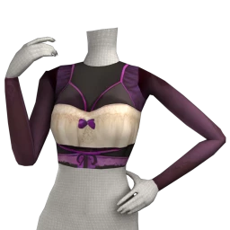 Drop Science Goth Doll Sheer Top