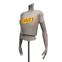 Drop Science Team Crop Top - White