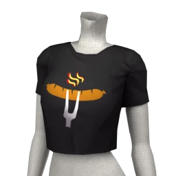 Flame Grill Crop Top