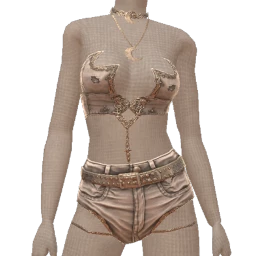 Drop Science Grey Denim Silver Moon Outfit