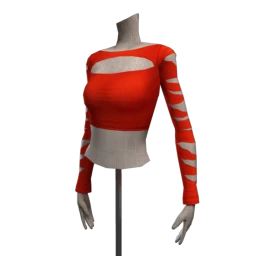 Drop Science Queen Flare Ripped Top