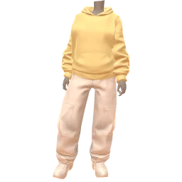 Drop Science Lemon Meringue Baggy Hoodie Outfit