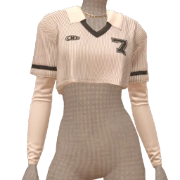 Drop Science Pinstripe Cropped Shirt