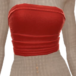 Ikon Elite Red Velvet Tube Top