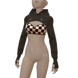 Delirious Checkmate Baggy Top