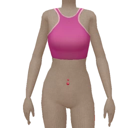 Drop Science Cropped Hot Pink T-Shirt