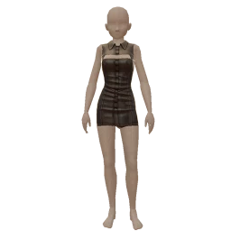 Drop Science Techwear Black Tube Dress