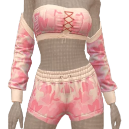 Drop Science Soft Jersey Pink Camo Co-Ord