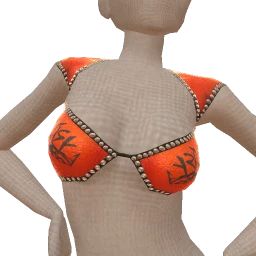 Drop Science Fiery Orange Cropped Top