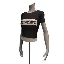 Delirious Squid 'Be Weird' Crop Top