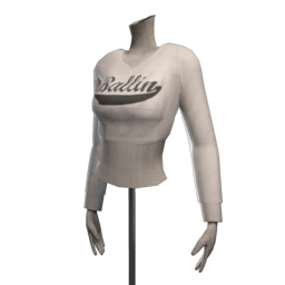 Drop Science Ballin' Crop Hoodie - White