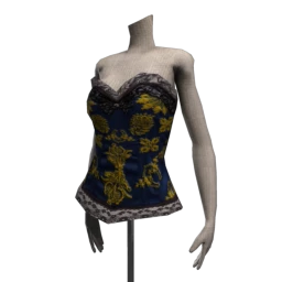 Steampunk Lace Corset - Midnight