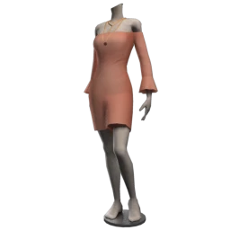 Dynamite Off-The-Shoulder Bell Sleeve Dress