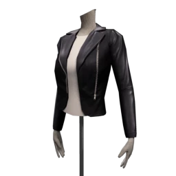Faux Leather Moto Jacket