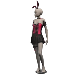 Cosmos Playful Black Rabbit Costume