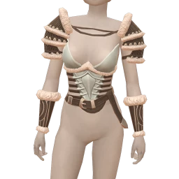 Elska Serene Snowfall Corsetted Top