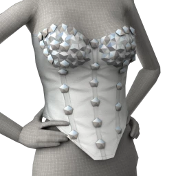 Elska Bohemian Vows Corset (White)