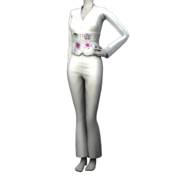 Elska Boss Bride Wedding Suit (White)