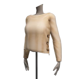 Foal Caramel Latte Lace-Up Jumper