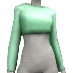 Foal Simple Crop Top (Green)