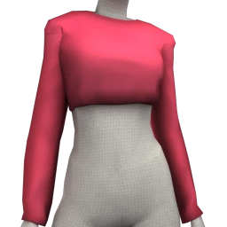 Foal Simple Crop Top (Red)