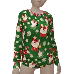 USAesthetics Cute Festive Cat Sweater