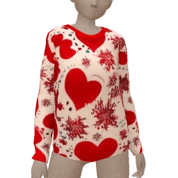USAesthetics Hearty Snowflakes Sweater