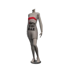 Foal 'Santa Is My Bae' Jumper Dress