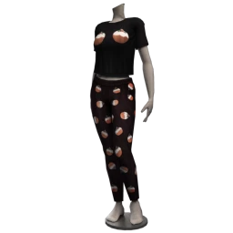 Foal Christmas Pudding Pyjamas