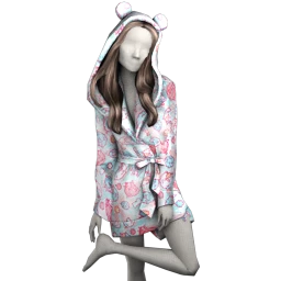 Foal Lively Wool Dressing Gown (Brunette)