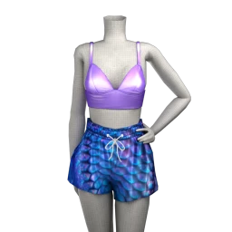 Foal Mermaid Fantasy Purple Pyjama