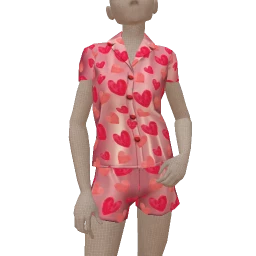 Foal Satin Hearts Pyjama