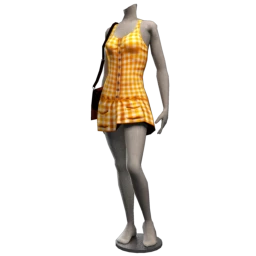 Foal Cotton Day Dress and Leather Bag - Kara