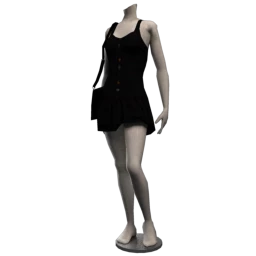 Foal Cotton Day Dress and Leather Bag - Anya