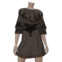 Delirious Black Frill Sleeve Dress