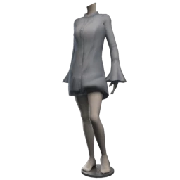 Foal Performance Ruffle Cuff Shirt Dress