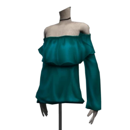 Foal Leading Actress Ruffle Bardot Top