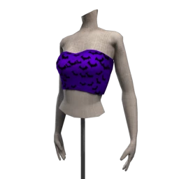 Foal Halloween Prints Tube Top - Bats