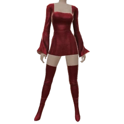 Foal Burgundy Velvet Autumn Luxe Outfit