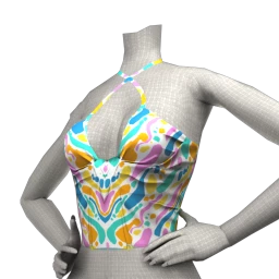 Foal Kidding Around Multicoloured Crop Top