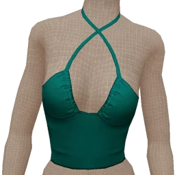 Foal Wonder Green Crop Top