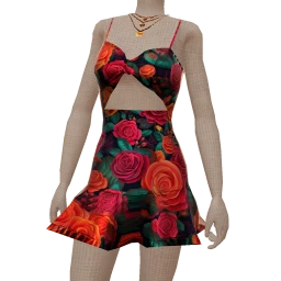USAesthetics Roses Are Red Mini Dress