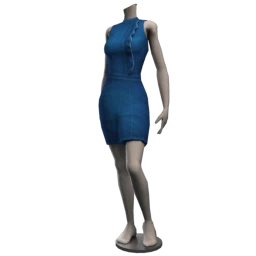 Foal Into The Blue Denim Dress